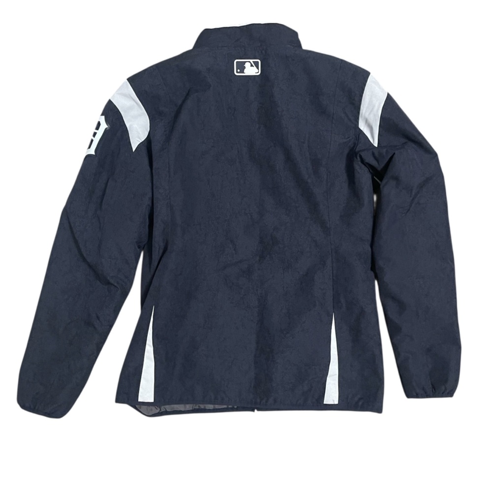 Majestic Thermabase MLB Detroit Tigers Jacket Navy Medium - Picture 4 of 13